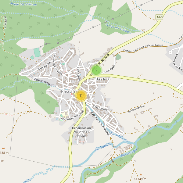 Thumbnail Mapa de restaurantes en Rascafría