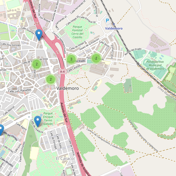 Thumbnail Mapa de restaurantes en Valdemoro