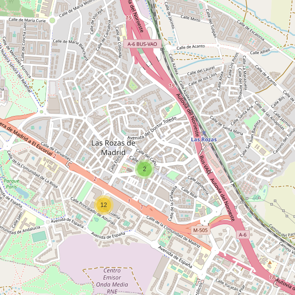 Mapa de ropa en Las Rozas de Madrid Thumbnail