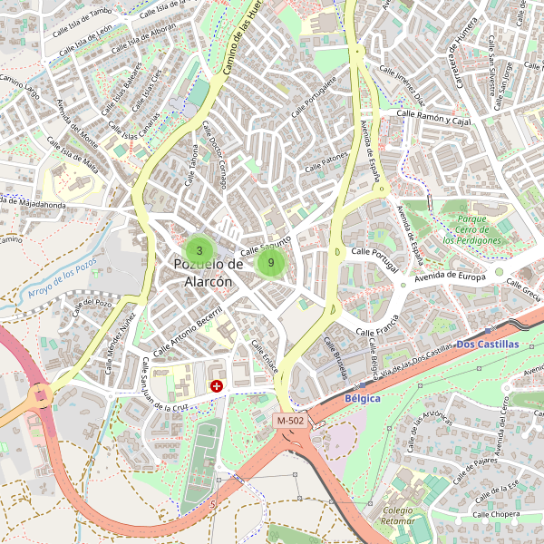 Mapa de ropa en Pozuelo de Alarcón Thumbnail