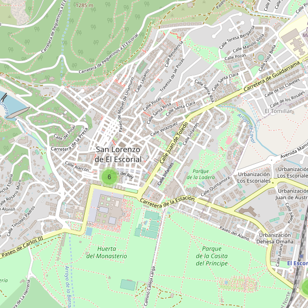 Mapa de ropa en San Lorenzo de El Escorial Thumbnail