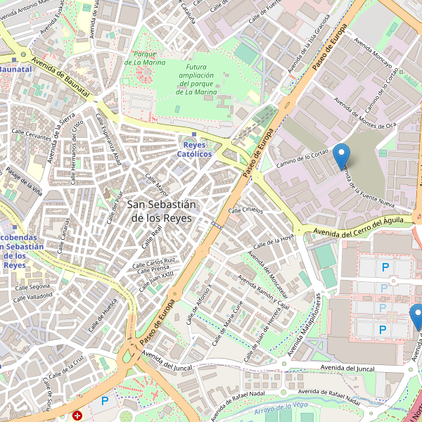 Mapa de ropa en San Sebastián de los Reyes Thumbnail