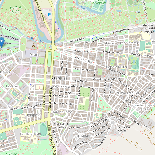 Mapa de sitios-arqueologicos en Aranjuez Thumbnail