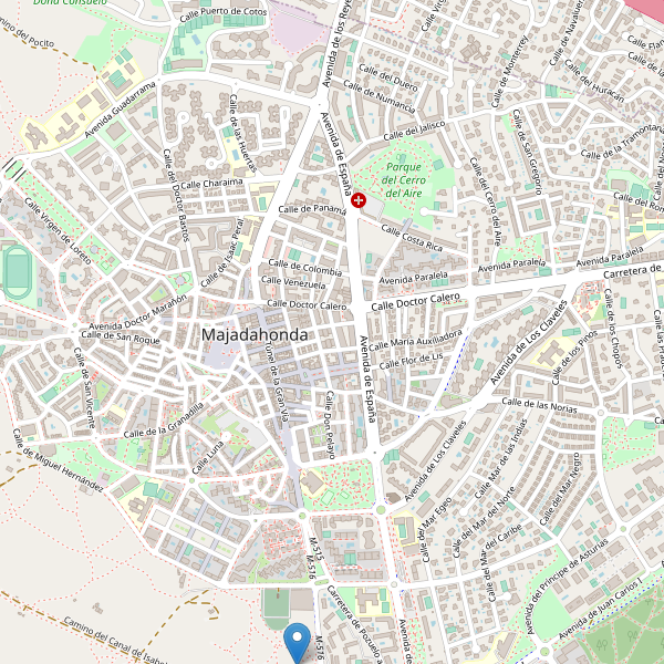 Mapa de sitios-arqueologicos en Majadahonda Thumbnail