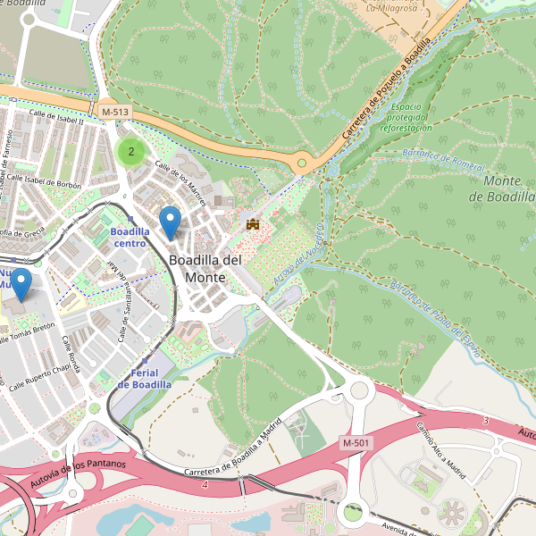 Thumbnail Mapa de supermercados en Boadilla del Monte