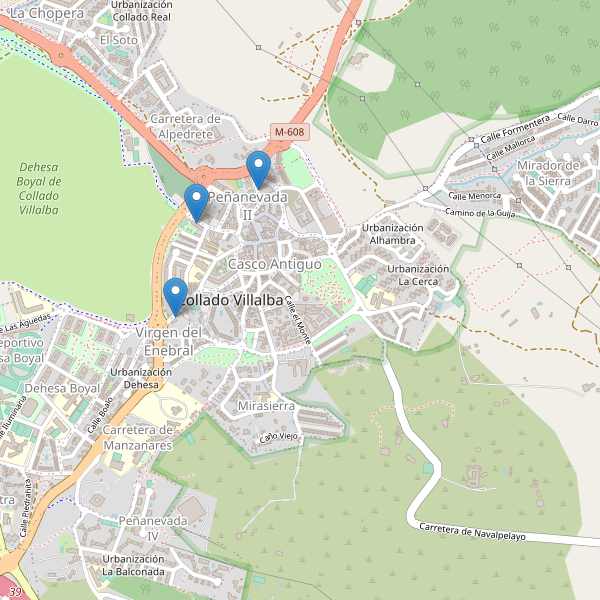 Thumbnail Mapa de supermercados en Collado Villalba