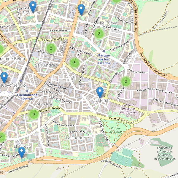 Thumbnail Mapa de supermercados en Fuenlabrada