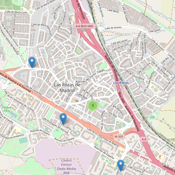 Thumbnail Mapa de supermercados en Las Rozas de Madrid