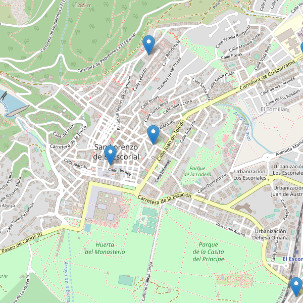 Thumbnail Mapa de supermercados en San Lorenzo de El Escorial