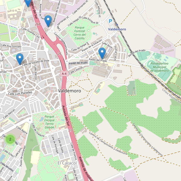 Thumbnail Mapa de supermercados en Valdemoro