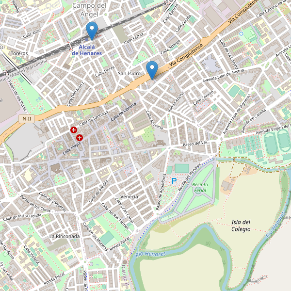 Mapa de taxi en Alcalá de Henares Thumbnail