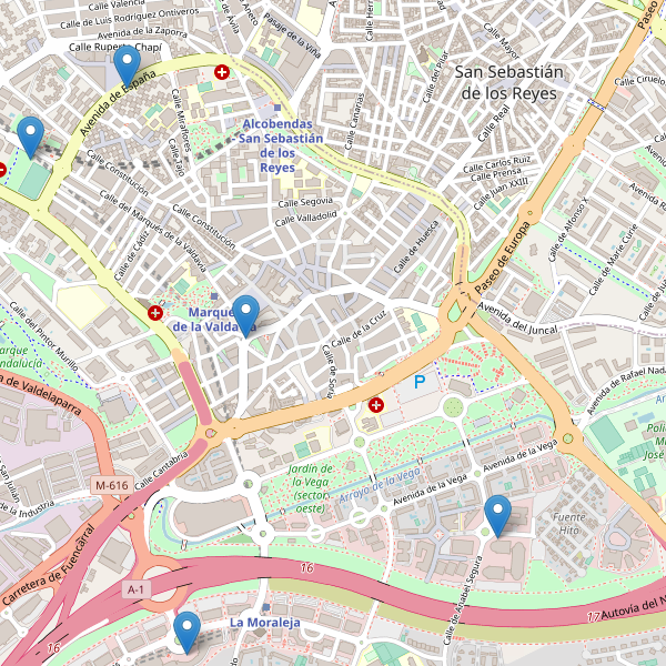 Mapa de taxi en Alcobendas Thumbnail