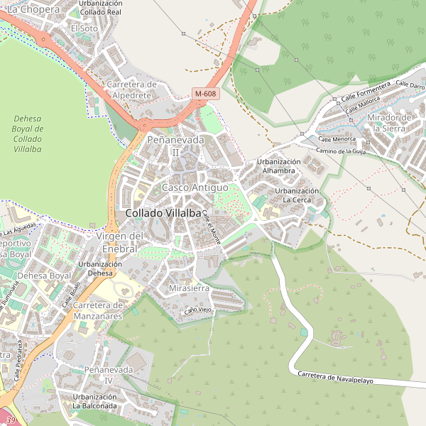 Mapa de taxi en Collado Villalba Thumbnail