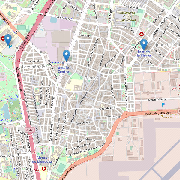 Mapa de taxi en Getafe Thumbnail