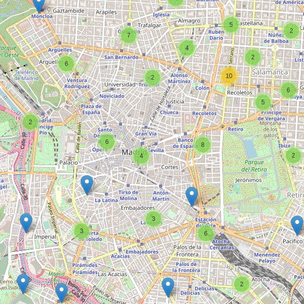 Mapa de taxi en Madrid Thumbnail