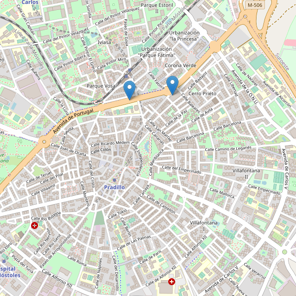 Mapa de taxi en Móstoles Thumbnail