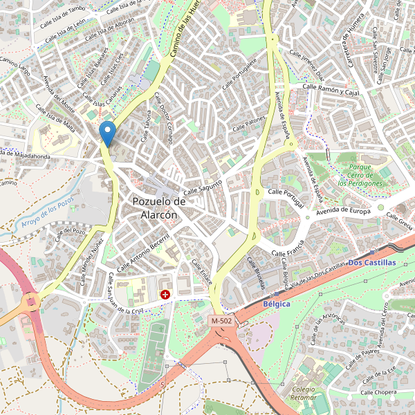 Mapa de taxi en Pozuelo de Alarcón Thumbnail