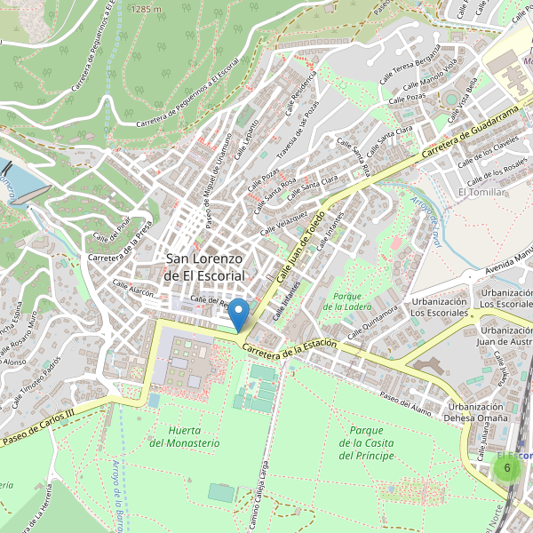 Mapa de taxi en San Lorenzo de El Escorial Thumbnail