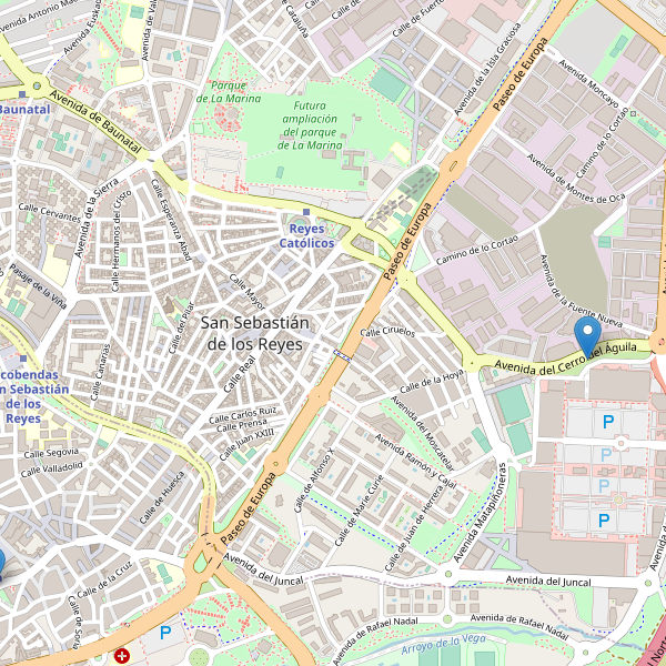 Mapa de taxi en San Sebastián de los Reyes Thumbnail