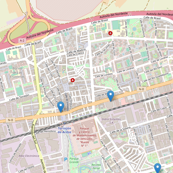 Mapa de taxi en Torrejón de Ardoz Thumbnail