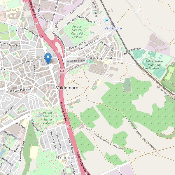 Mapa de taxi en Valdemoro Thumbnail