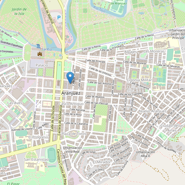 Mapa de teatros en Aranjuez Thumbnail