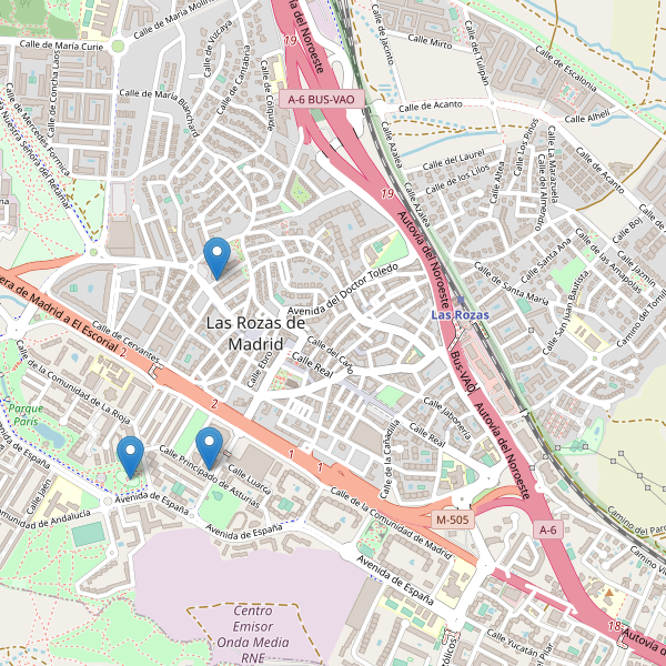 Thumbnail Mapa de teatros en Las Rozas de Madrid