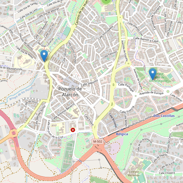 Thumbnail Mapa de teatros en Pozuelo de Alarcón