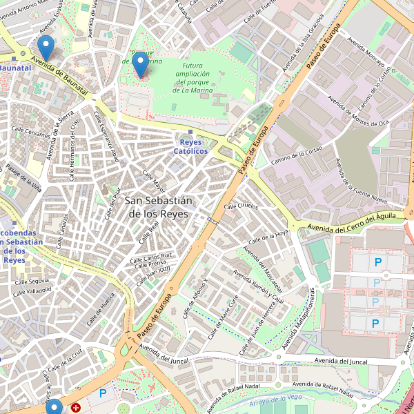 Thumbnail Mapa de teatros en San Sebastián de los Reyes