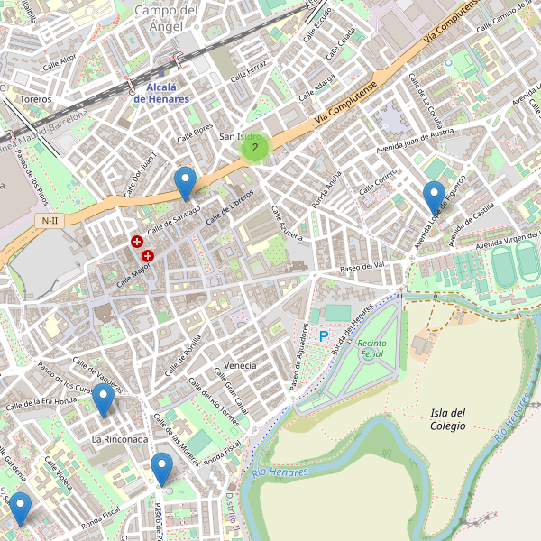 Mapa de telefonos en Alcalá de Henares Thumbnail