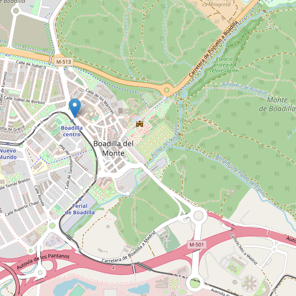 Mapa de telefonos en Boadilla del Monte Thumbnail