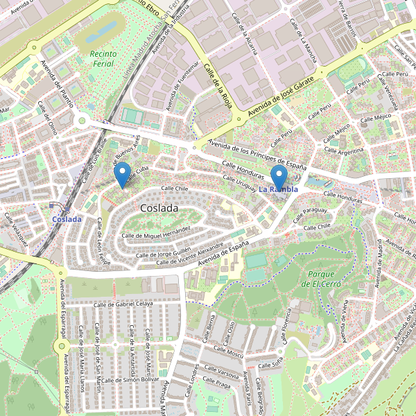 Mapa de telefonos en Coslada Thumbnail