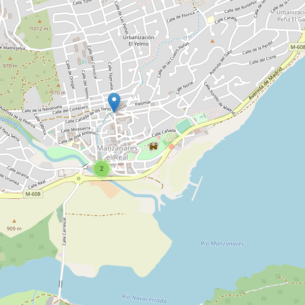 Mapa de telefonos en Manzanares el Real Thumbnail