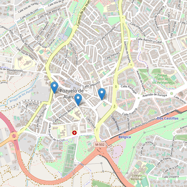 Mapa de telefonos en Pozuelo de Alarcón Thumbnail