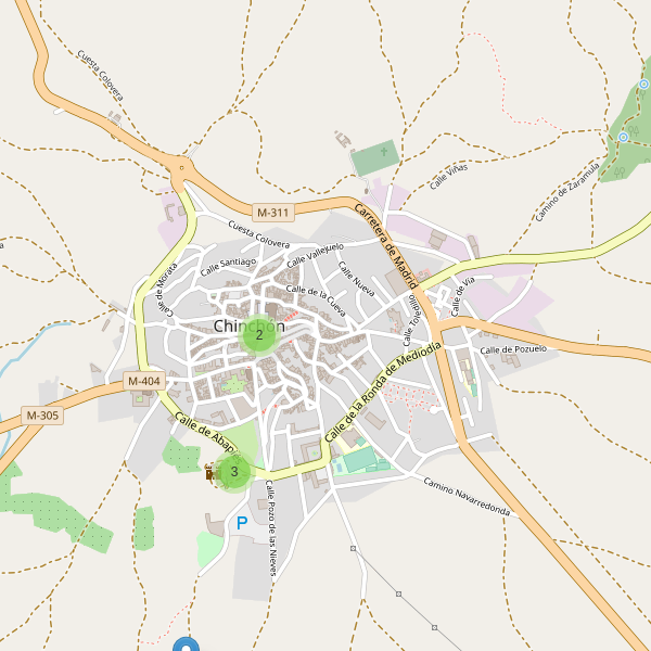 Mapa de vistas en Chinchón Thumbnail