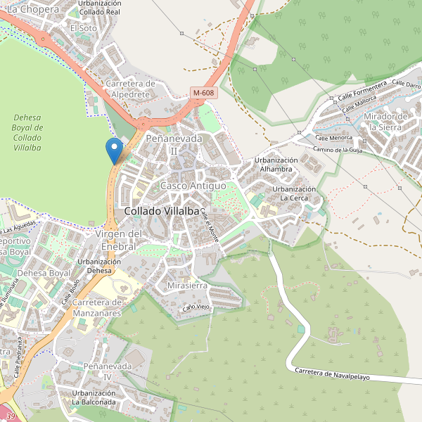 Mapa de vistas en Collado Villalba Thumbnail