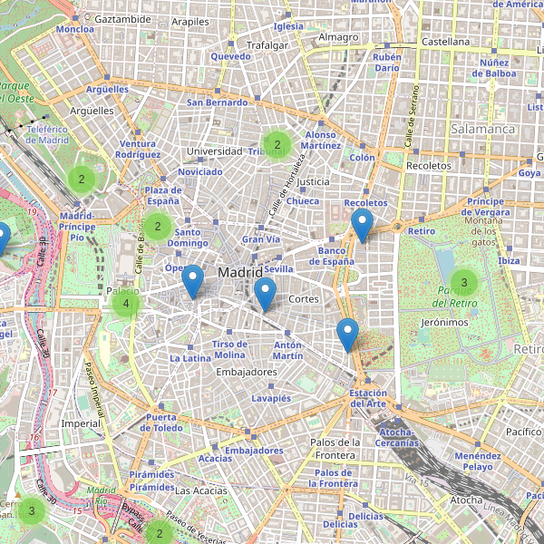 Mapa de vistas en Madrid Thumbnail