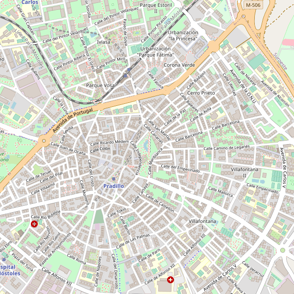 Mapa de vistas en Móstoles Thumbnail