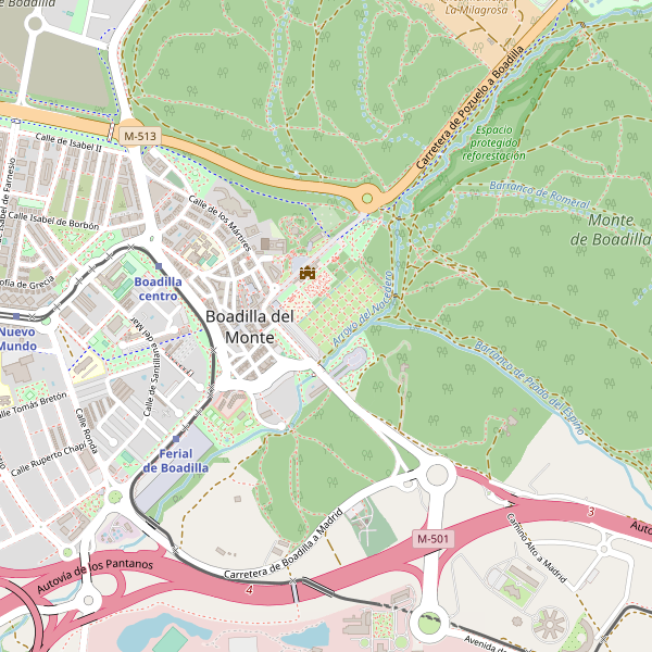 Mapa de zapatos en Boadilla del Monte Thumbnail