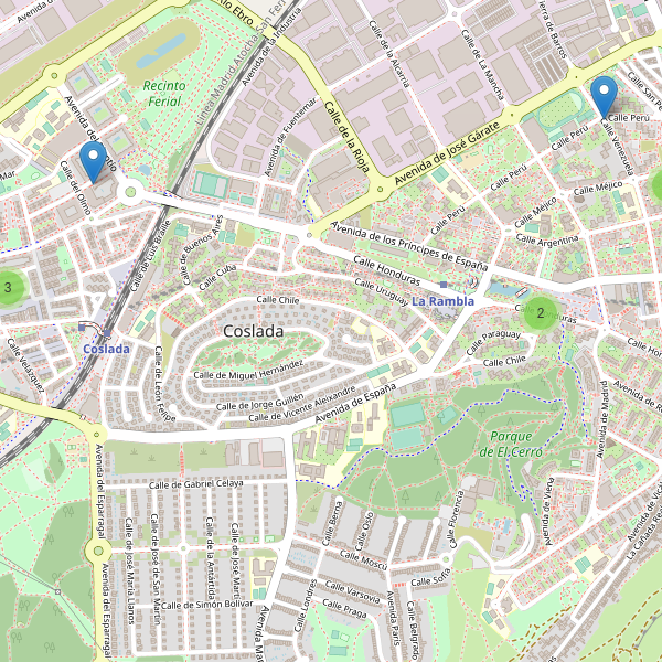 Mapa de zapatos en Coslada Thumbnail