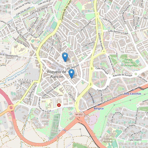 Mapa de zapatos en Pozuelo de Alarcón Thumbnail