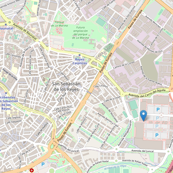 Mapa de zapatos en San Sebastián de los Reyes Thumbnail