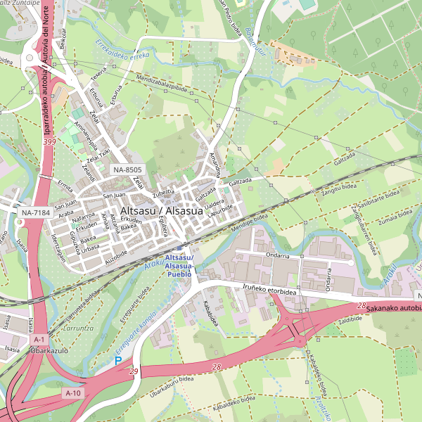 Mapa de aquileres-coches en Altsasu Thumbnail