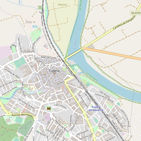 Mapa de aparcamientos-bicicletas en Tudela Thumbnail