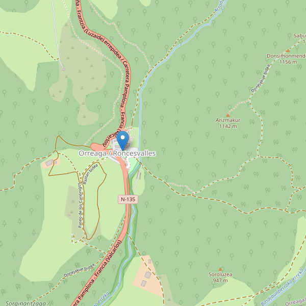 Mapa de aseos en Roncesvalles Thumbnail