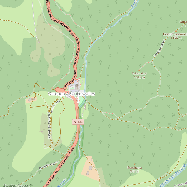 Mapa de cajeros-automaticos en Roncesvalles Thumbnail