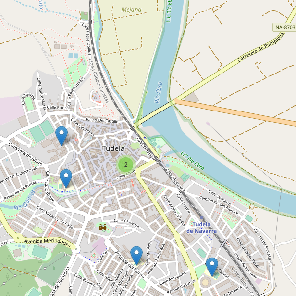 Mapa de escuelas en Tudela Thumbnail