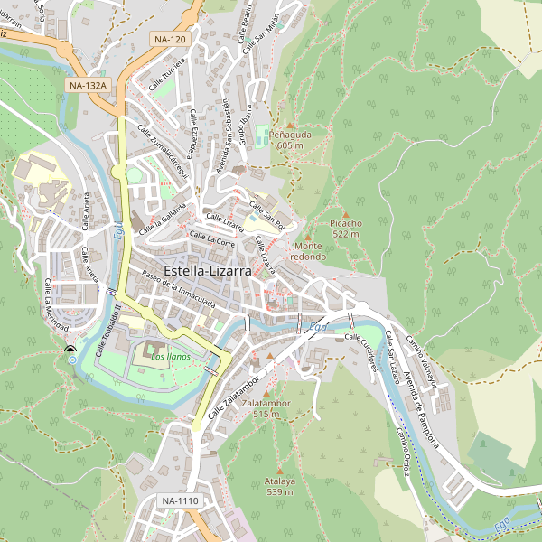 Mapa de estaciones en Estella-Lizarra Thumbnail