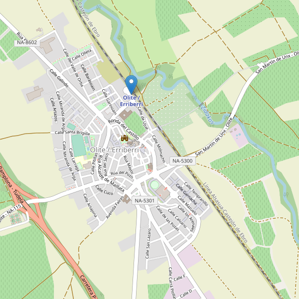 Mapa de estaciones en Olite Thumbnail