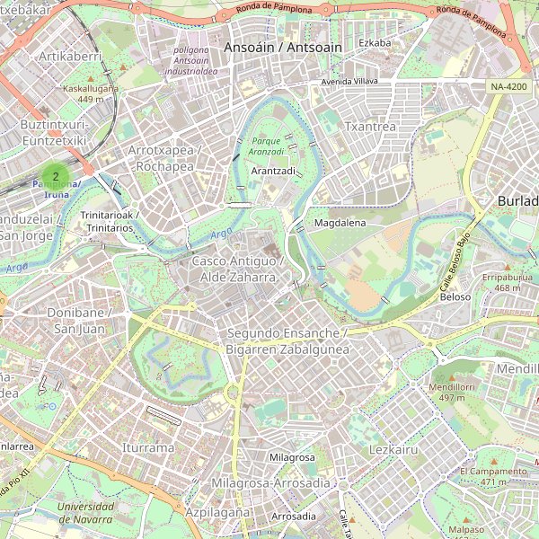 Mapa de estaciones en Pamplona Thumbnail
